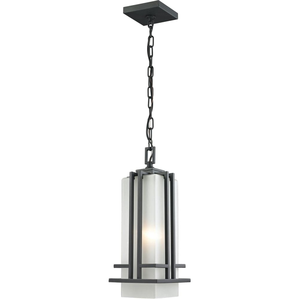Abbey Rubbed Bronze Outdoor Chain Mount Ceiling Fixture - Outdoor Chain Mount Ceiling Fixture