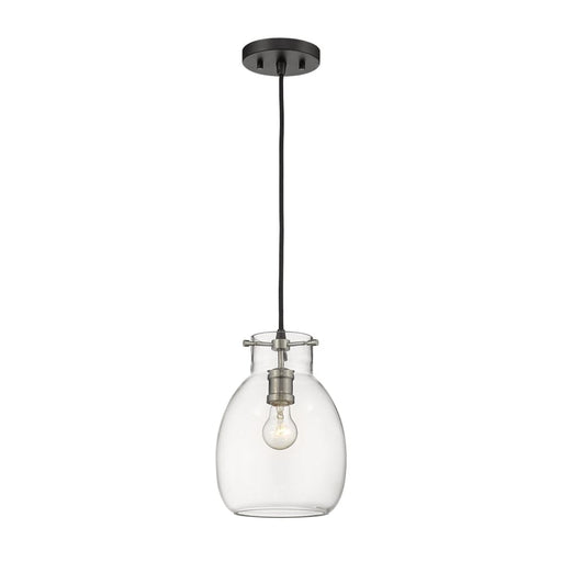 Bella Matte Black Brushed Nickel 1 Light Mini-Pendant - Mini-Pendants