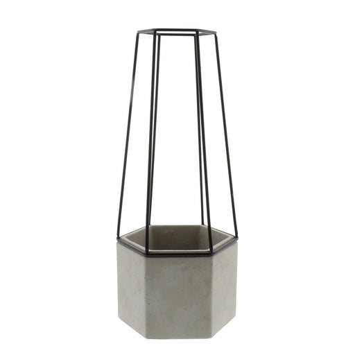 Indio Cement Small Planter - Garden_Cement Containers