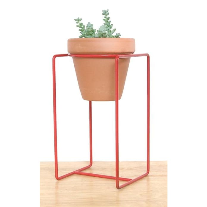 Table Planter Red Large - Planters_Table