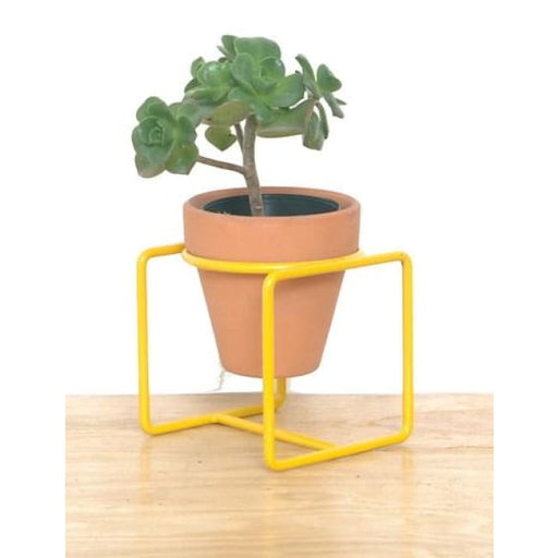 Table Planter Yellow Short - Planters_Table