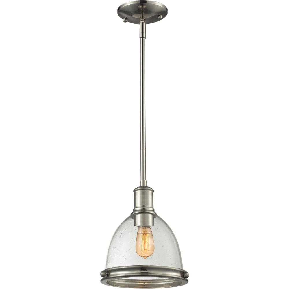 Mason Brushed Nickel Mini-Pendant - Mini-Pendants