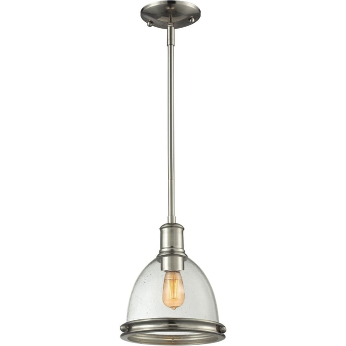 Mason Brushed Nickel Mini-Pendant - Mini-Pendants