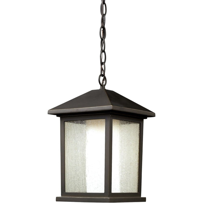 Mesa Oil Rubbed Bronze Outdoor Chain Mount Ceiling Fixture - Outdoor Chain Mount Ceiling Fixture