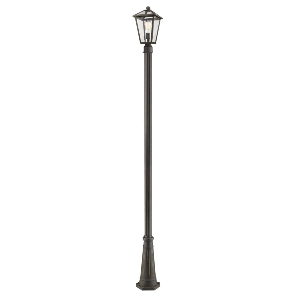 Talbot Rubbed Bronze 1 Light Outdoor Post Mounted Fixture - Outdoor Post Mounted Fixture