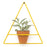 Wall Triangle Yellow Planter - Planters_Wall