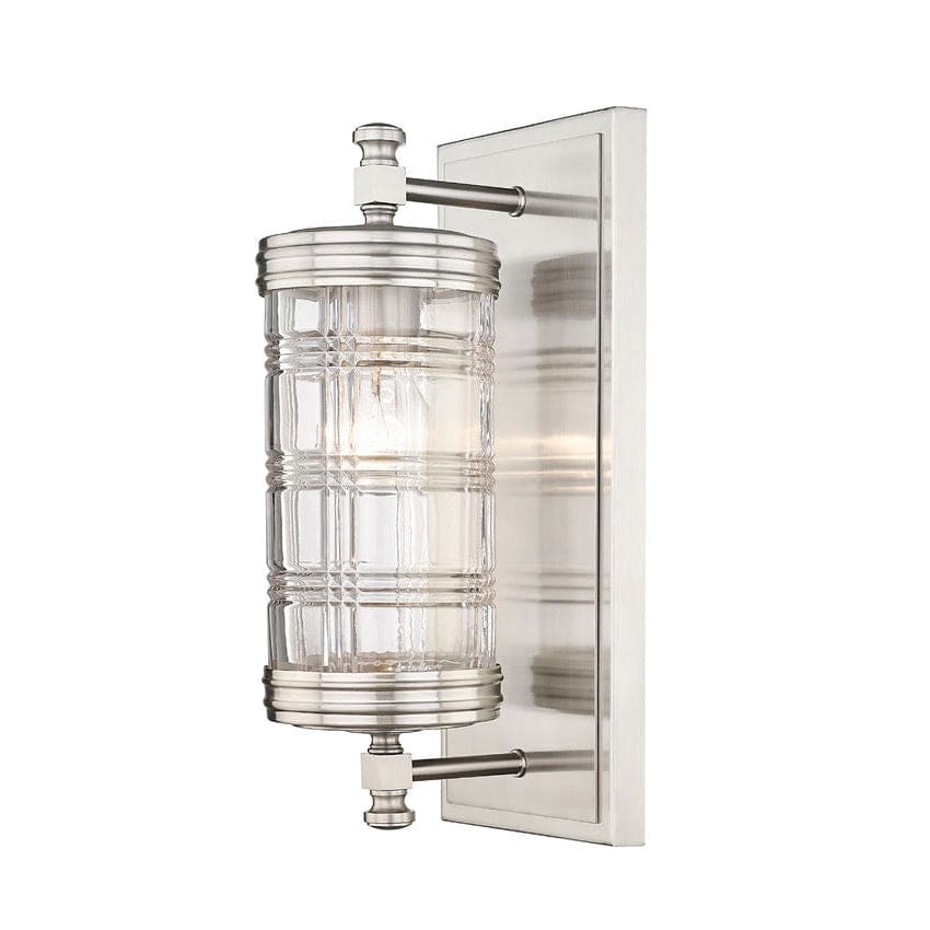 Z-Lite Archer Brushed Nickel 1 Light Wall Sconce 344-1S-BN