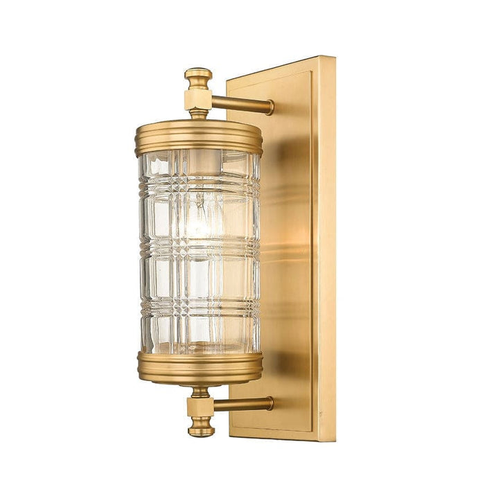 Z-Lite Archer Heirloom Gold 1 Light Wall Sconce 344-1S-HG