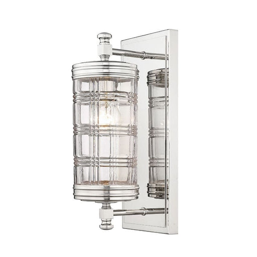 Z-Lite Archer Polished Nickel 1 Light Wall Sconce 344-1S-PN