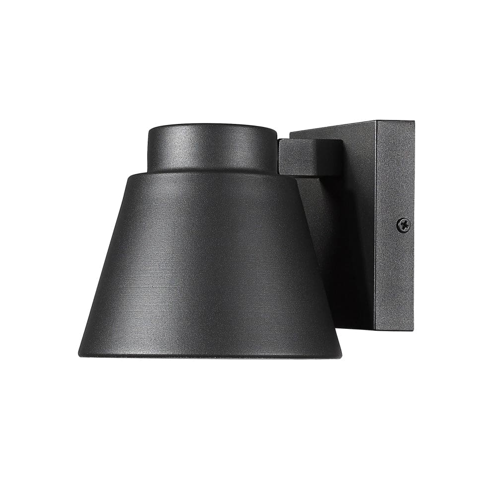 Z-Lite Asher Black 1 Light Outdoor Wall Sconce 544S-BK-LED