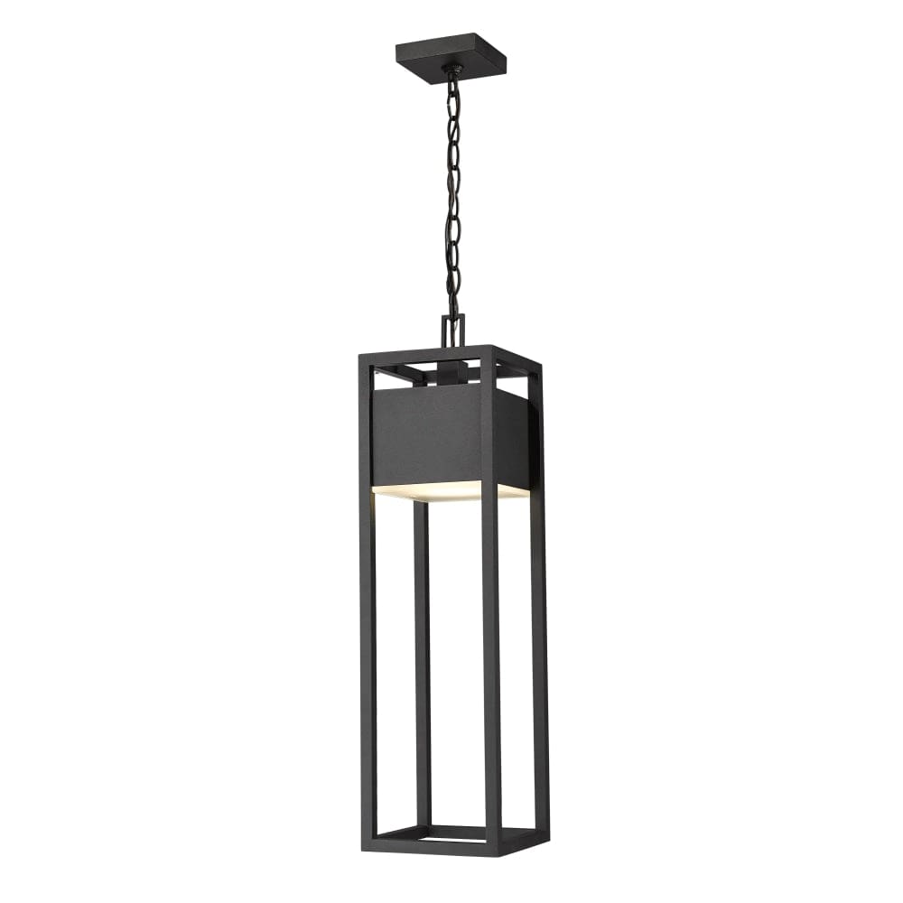 Z-Lite Barwick Black LED Outdoor Chain Mount Ceiling Fixture 585CHB-BK-LED - Outdoor Chain Mount Ceiling Fixture