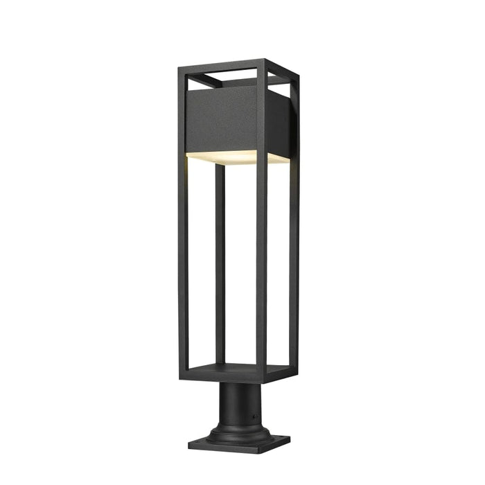 Z-Lite Barwick Black LED Outdoor Pier Mounted Fixture 585PHBR-533PM-BK-LED - Outdoor Pier Mounted Fixture