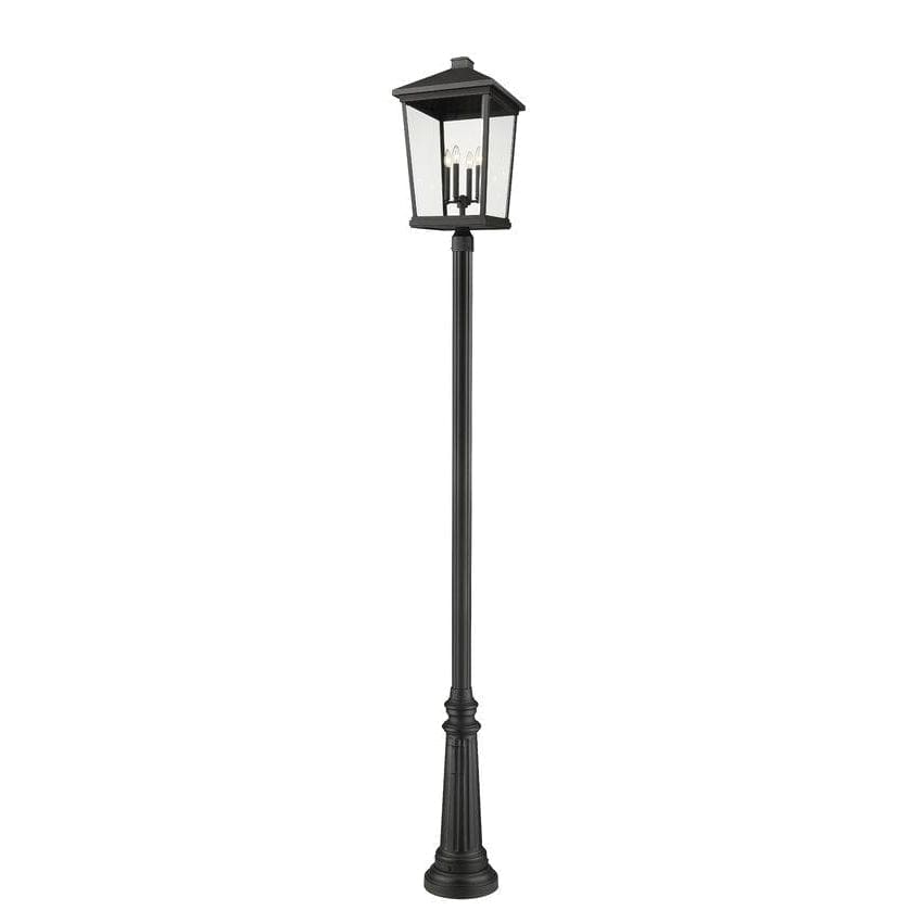 Z-Lite Beacon Black Outdoor Post Mounted Fixture 568PHXXLR-511P-BK - Outdoor Post Mounted Fixture