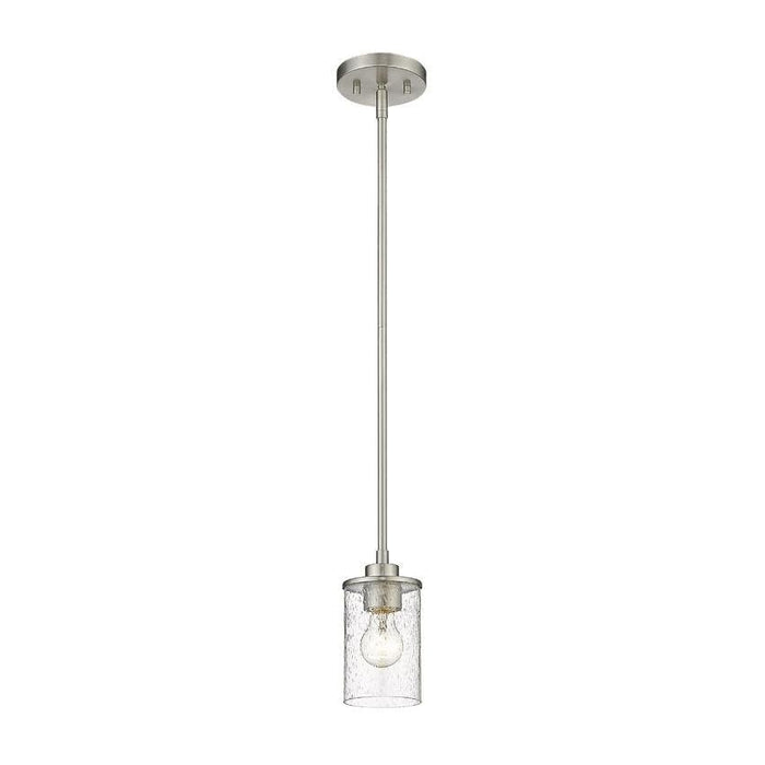 Z-Lite Beckett Brushed Nickel Mini-Pendant 492MP-BN - Mini-Pendants