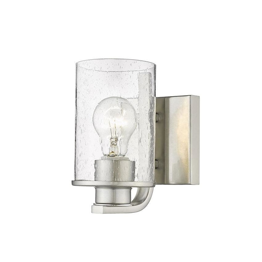 Z-Lite Beckett Brushed Nickel Wall Sconce 492-1S-BN - Wall Sconce
