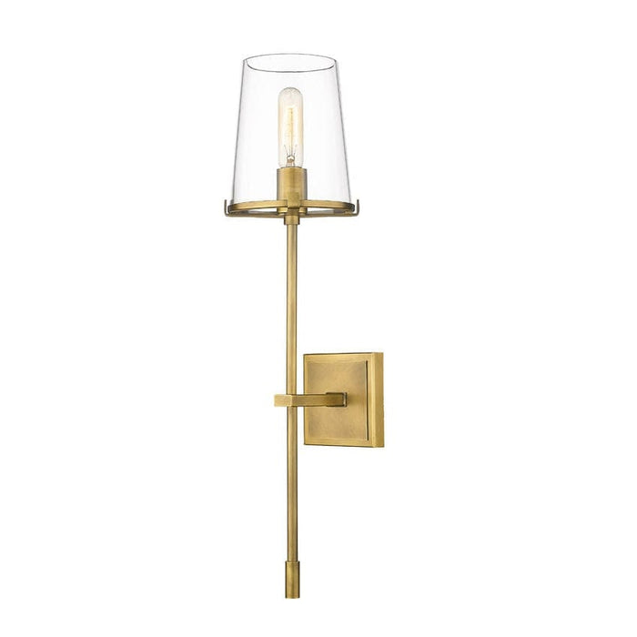 Z-Lite Callista Rubbed Brass 1 Light Wall Sconce 3032-1S-RB