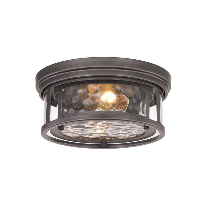 Z-Lite Clarion Bronze 2 Light Flushmount 493F2-BRZ