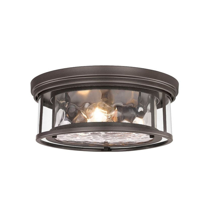 Z-Lite Clarion Bronze 3 Light Flushmount 493F3-BRZ