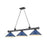 Z-Lite Cordon Bronze Plated 3 Light Billiard 2306-3BP-MNB