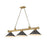 Z-Lite Cordon Rubbed Brass 3 Light Billiard 2306-3RB-BRZ15