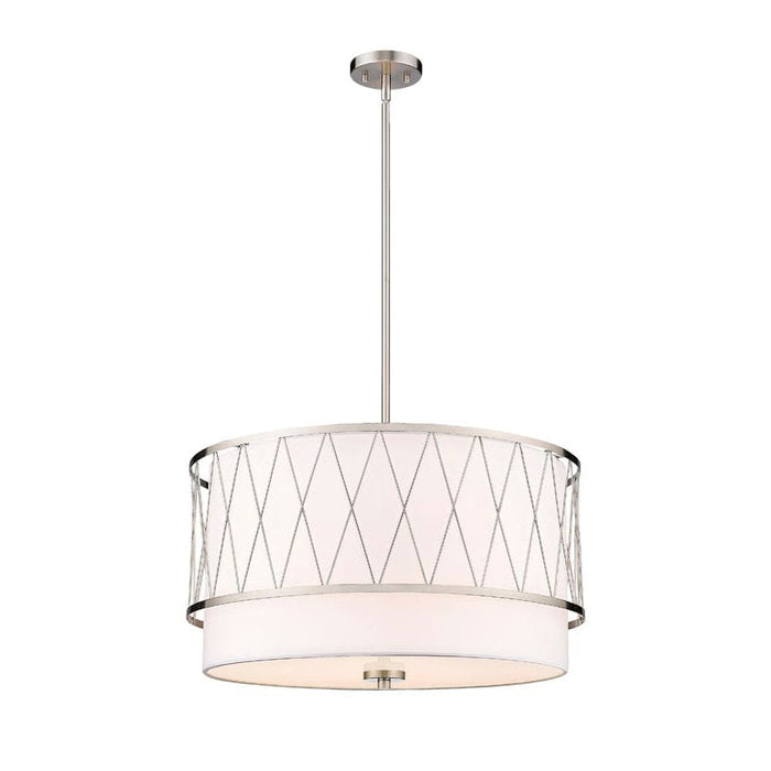 Z-Lite Dalton Brushed Nickel 4 Light Pendant 198-24BN