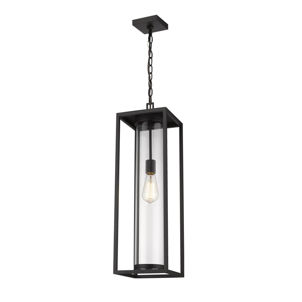 Z-Lite Dunbroch Black Outdoor Chain Mount Ceiling Fixture 584CHB-BK - Outdoor Chain Mount Ceiling Fixture
