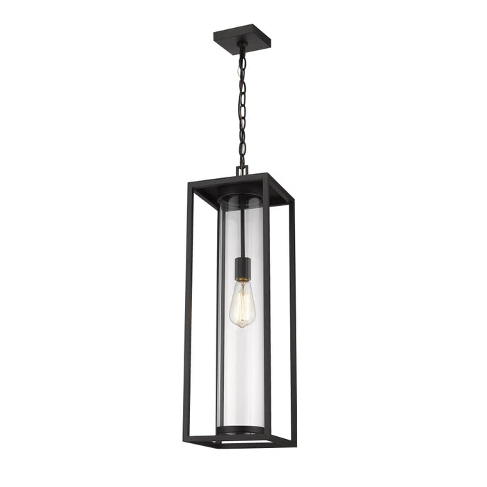 Z-Lite Dunbroch Black Outdoor Chain Mount Ceiling Fixture 584CHB-BK - Outdoor Chain Mount Ceiling Fixture