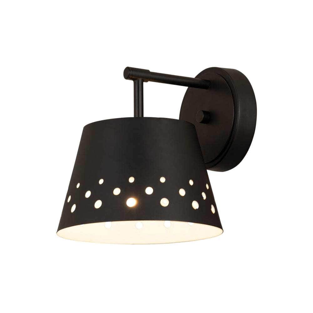 Z-Lite Katie Matte Black 1 Light Wall Sconce 6014-1S-MB