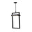 Z-Lite Luttrel Black LED Outdoor Chain Mount Ceiling Fixture 566CHXL-BK-LED - Outdoor Chain Mount Ceiling Fixture