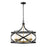 Z-Lite Malcalester Matte Black Olde Brass Pendant 481P24-MB-OBR - Pendants