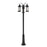 Z-Lite Roundhouse Black Outdoor Post Mounted Fixture 569MP3-511P-BK - Outdoor Post Mounted Fixture
