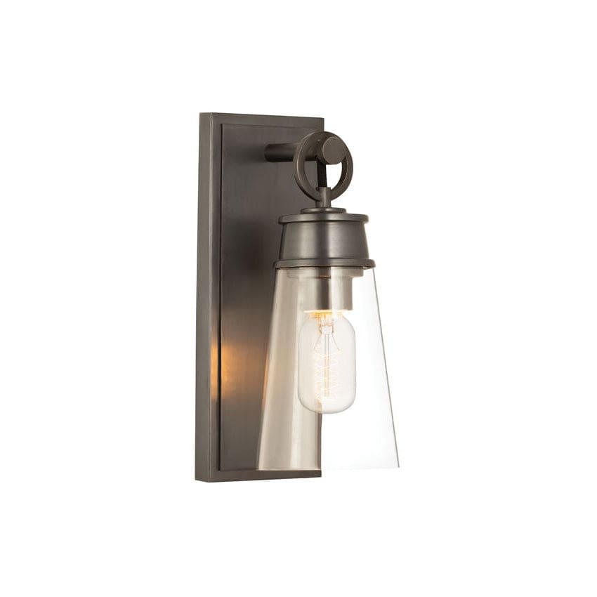 Z-Lite Wentworth Plated Bronze 1 Light Wall Sconce 2300-1SS-BP